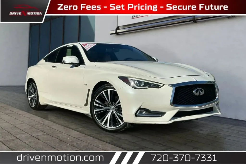 White 2017 INFINITI Q60 2.0t Premium Coupe 2D for sale in Thornton, CO