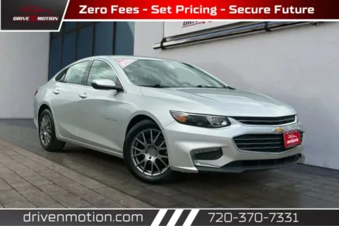 Silver 2018 Chevrolet Malibu LT Sedan 4D for sale in Thornton, CO