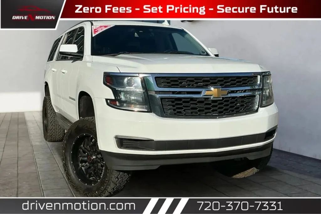White 2016 Chevrolet Suburban LT Sport Utility 4D for sale in Thornton, CO