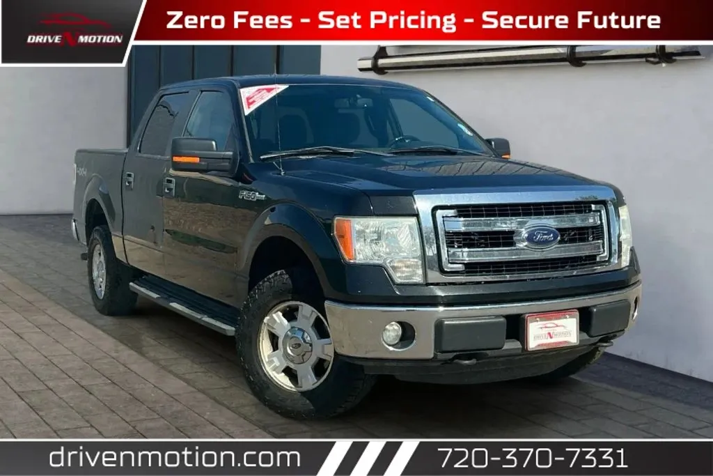 Black 2013 Ford F-150 SuperCrew Cab XLT Pickup 4D 5 1/2 ft for sale in Thornton, CO