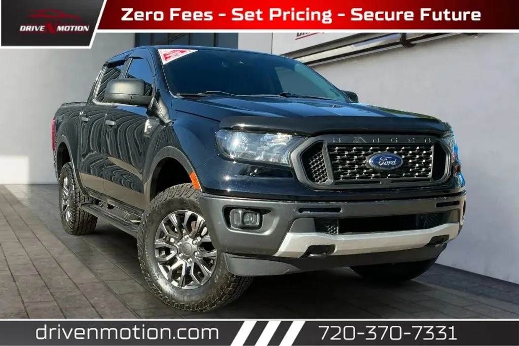 Black 2020 Ford Ranger SuperCrew XLT Pickup 4D 5 ft for sale in Thornton, CO