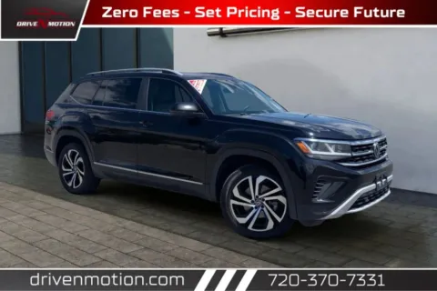 Black 2022 Volkswagen Atlas SEL 4Motion Sport Utility 4D for sale in Thornton, CO