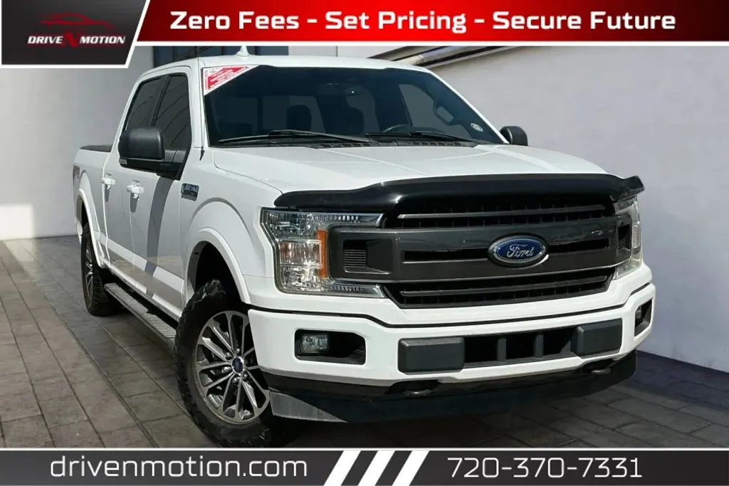 White 2018 Ford F-150 SuperCrew Cab XLT Pickup 4D 6 1/2 ft for sale in Thornton, CO