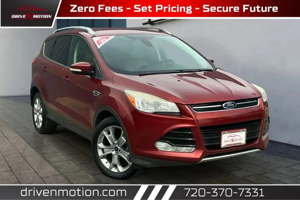 Red 2015 Ford Escape Titanium Sport Utility 4D for sale in Thornton, CO