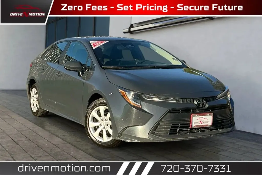 Gray 2024 Toyota Corolla LE Sedan 4D for sale in Thornton, CO