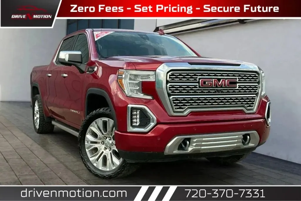 Red 2020 GMC Sierra 1500 Crew Cab Denali Pickup 4D 5 3/4 ft for sale in Thornton, CO