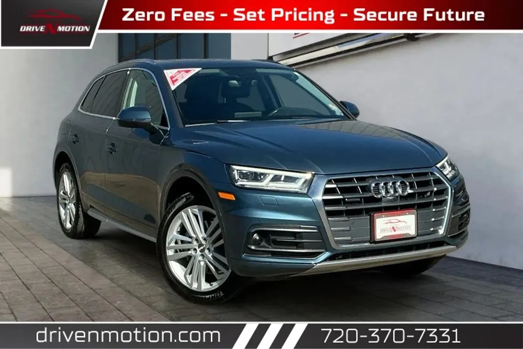 Blue 2018 Audi Q5 Prestige Sport Utility 4D for sale in Thornton, CO