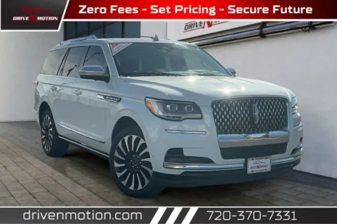 White 2022 Lincoln Navigator Black Label Sport Utility 4D for sale in Thornton, CO