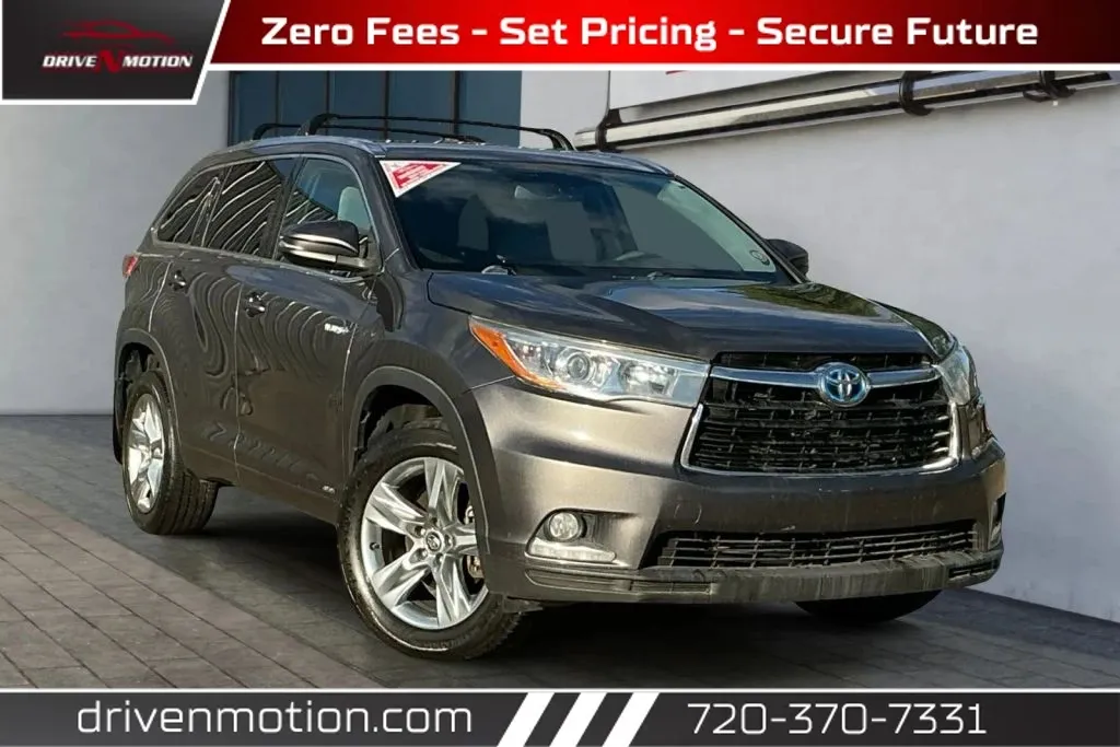 Gray 2016 Toyota Highlander Limited Hybrid Sport Utility 4D for sale in Thornton, CO
