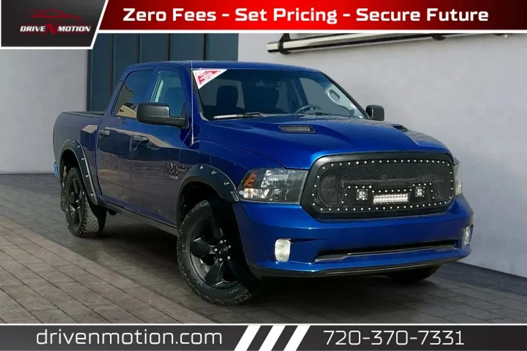 Blue 2019 Ram 1500 Classic Crew Cab Express Pickup 4D 5 1/2 ft for sale in Thornton, CO