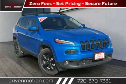 Blue 2018 Jeep Cherokee Limited Sport Utility 4D for sale in Thornton, CO
