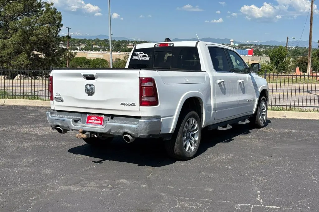 Another view of 2020 Ram 1500 Crew Cab Laramie Longhorn Pickup 4D 5 1/2 ft for sale in Thornton, CO at Drive N-Motion Thornton