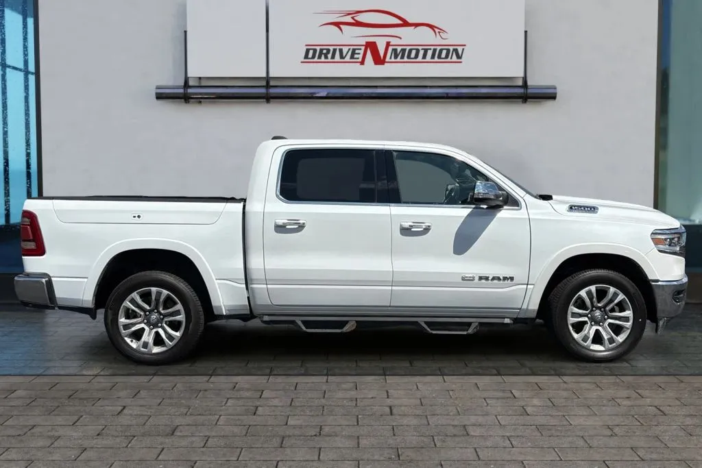Another view of 2020 Ram 1500 Crew Cab Laramie Longhorn Pickup 4D 5 1/2 ft for sale in Thornton, CO at Drive N-Motion Thornton