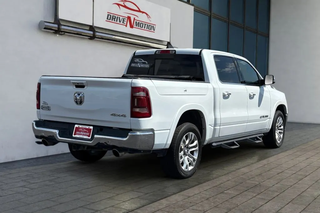 Another view of 2020 Ram 1500 Crew Cab Laramie Longhorn Pickup 4D 5 1/2 ft for sale in Thornton, CO at Drive N-Motion Thornton