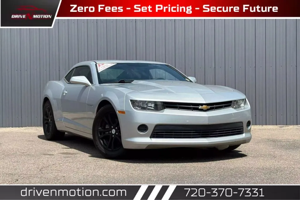 Silver 2015 Chevrolet Camaro LS Coupe 2D for sale in Thornton, CO