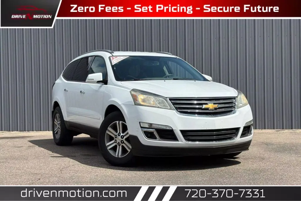White 2016 Chevrolet Traverse LT Sport Utility 4D for sale in Thornton, CO