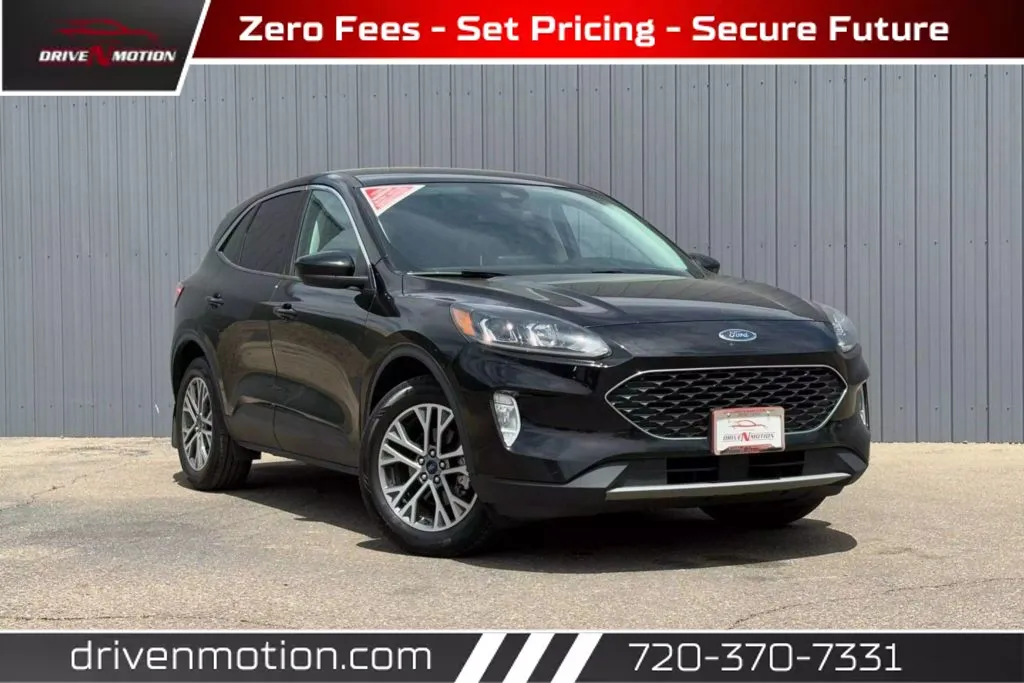 Black 2022 Ford Escape SEL Hybrid Sport Utility 4D for sale in Thornton, CO