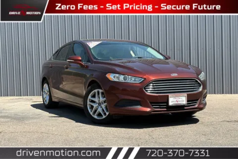 Red 2016 Ford Fusion SE Sedan 4D for sale in Thornton, CO