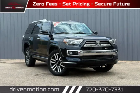 Black 2021 Toyota 4Runner Limited Sport Utility 4D for sale in Thornton, CO