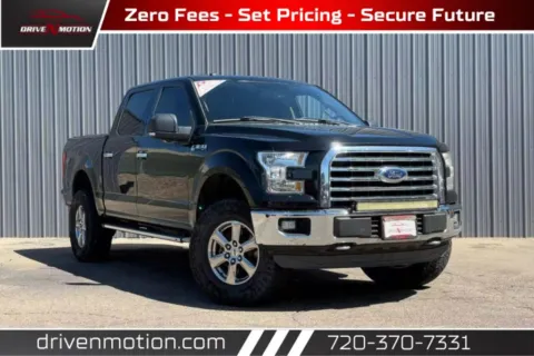 Black 2016 Ford F-150 SuperCrew Cab XLT Pickup 4D 5 1/2 ft for sale in Thornton, CO