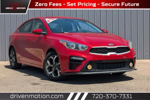 Red 2021 Kia Forte LXS Sedan 4D for sale in Thornton, CO