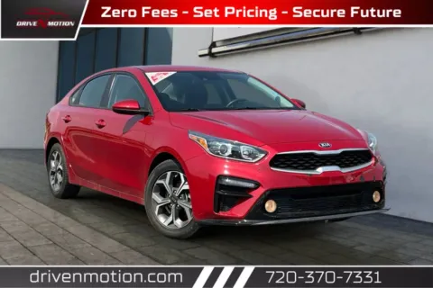 Red 2021 Kia Forte LXS Sedan 4D for sale in Thornton, CO