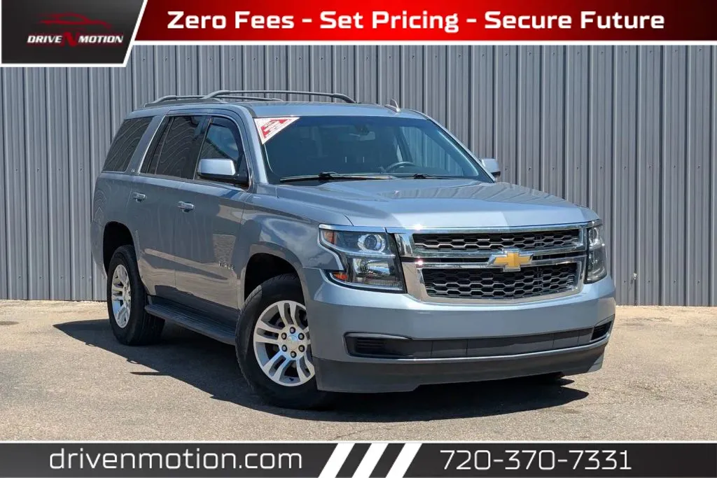 Gray 2016 Chevrolet Tahoe LS Sport Utility 4D for sale in Thornton, CO