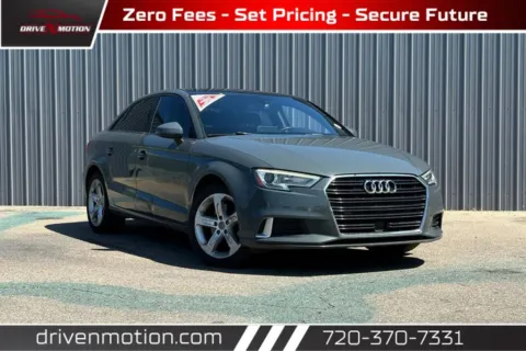 Gray 2018 Audi A3 Premium Sedan 4D for sale in Thornton, CO