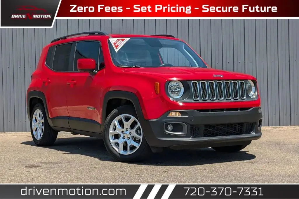 Red 2018 Jeep Renegade Latitude Sport Utility 4D for sale in Thornton, CO