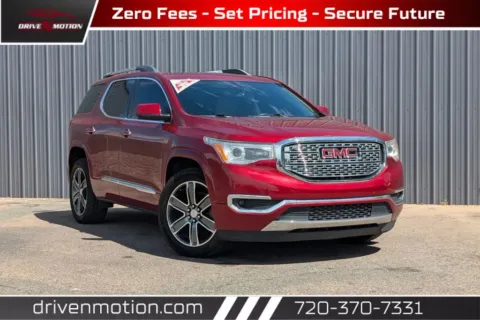 Red 2019 GMC Acadia Denali Sport Utility 4D for sale in Thornton, CO