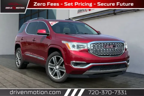 Red 2019 GMC Acadia Denali Sport Utility 4D for sale in Thornton, CO
