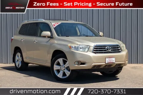 Gold 2008 Toyota Highlander Limited Sport Utility 4D for sale in Thornton, CO