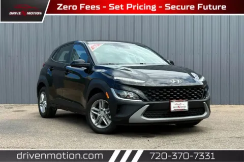 Black 2022 Hyundai Kona SE Sport Utility 4D for sale in Thornton, CO