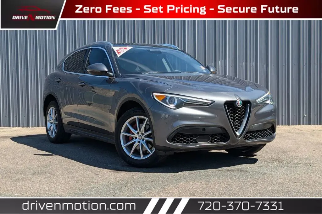 Gray 2018 Alfa Romeo Stelvio Ti Sport Utility 4D for sale in Thornton, CO