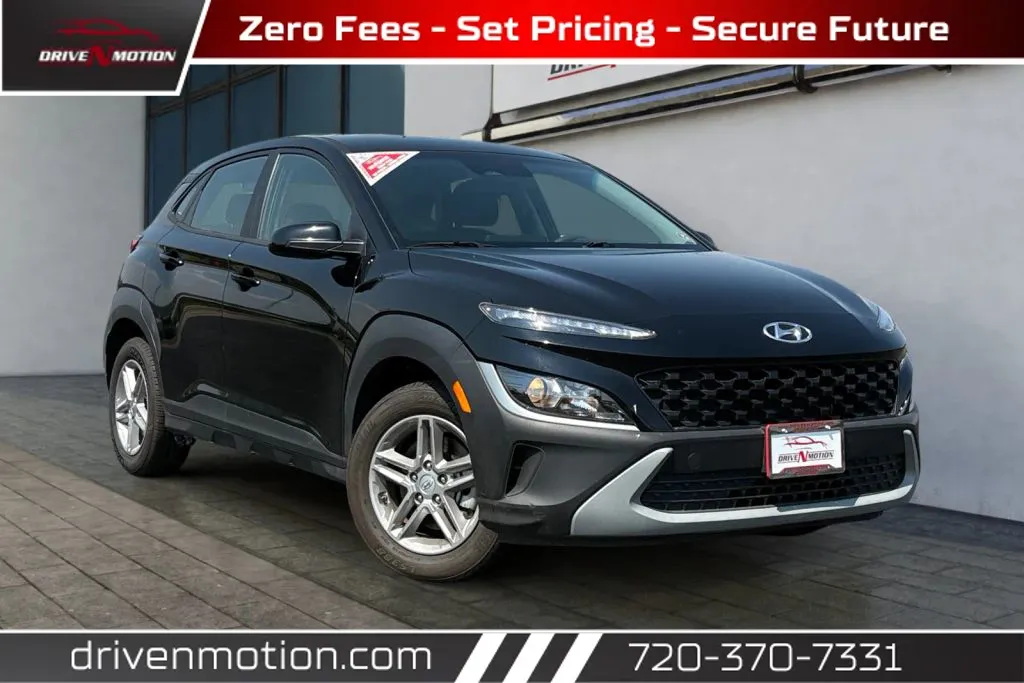 Black 2022 Hyundai Kona SE Sport Utility 4D for sale in Thornton, CO