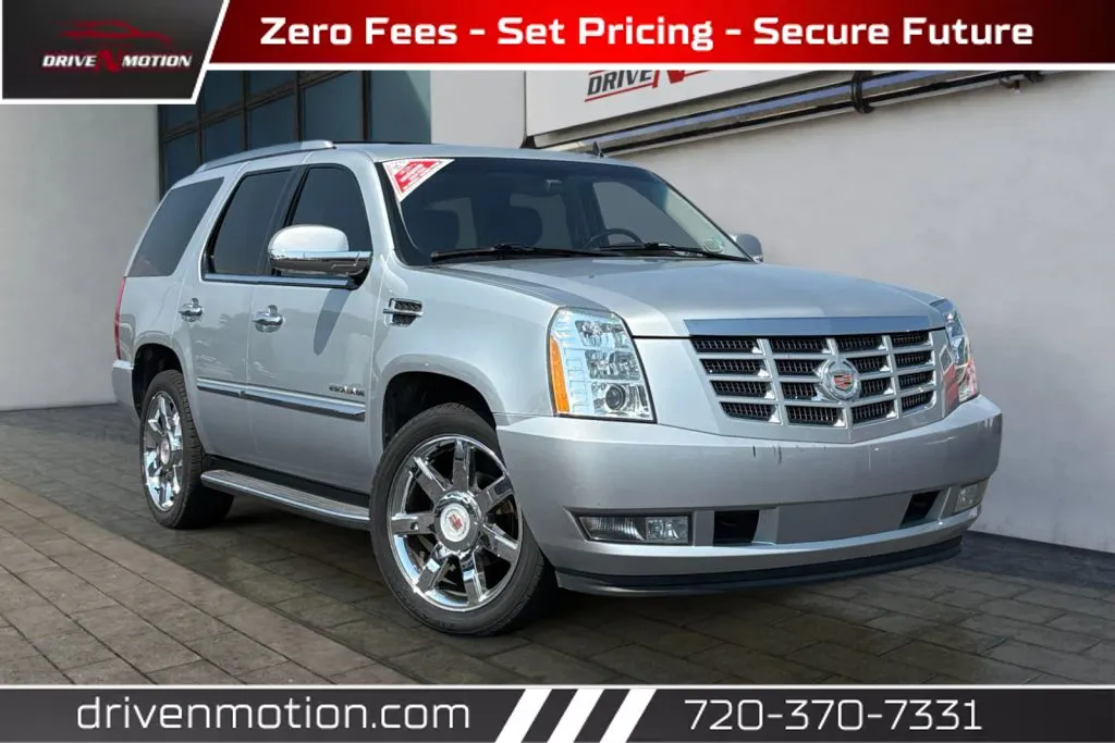 Silver 2013 Cadillac Escalade Luxury Sport Utility 4D for sale in Thornton, CO