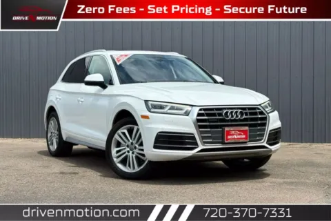 White 2018 Audi Q5 Premium Plus Sport Utility 4D for sale in Thornton, CO