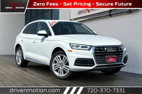 White 2018 Audi Q5 Premium Plus Sport Utility 4D for sale in Thornton, CO