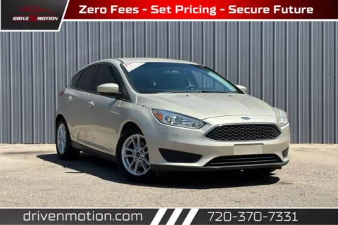 Gold 2018 Ford Focus SE Hatchback 4D for sale in Thornton, CO