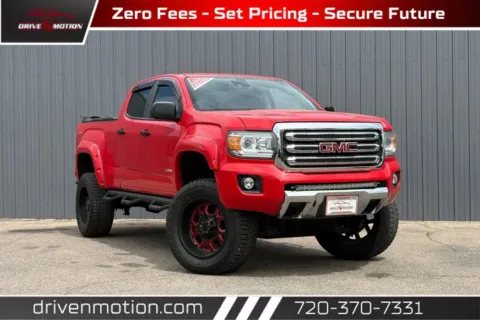 Red 2016 GMC Canyon Crew Cab SLT Pickup 4D 6 ft for sale in Thornton, CO