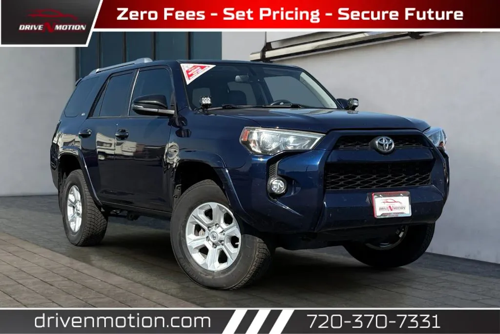 Blue 2016 Toyota 4Runner SR5 Sport Utility 4D for sale in Thornton, CO