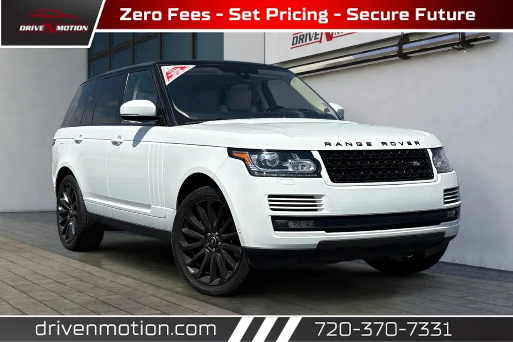 White 2016 Land Rover Range Rover Supercharged LWB Sport Utility 4D for sale in Thornton, CO