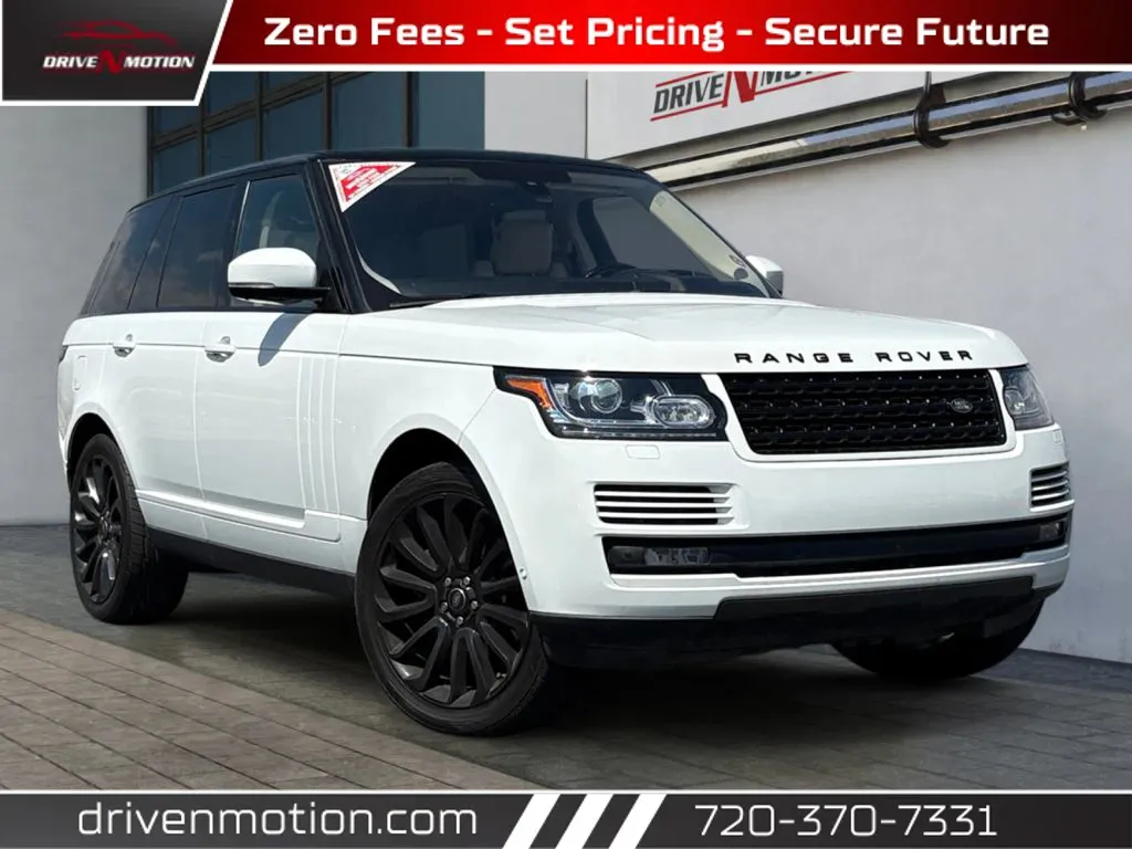 White 2016 Land Rover Range Rover Supercharged LWB Sport Utility 4D for sale in Thornton, CO