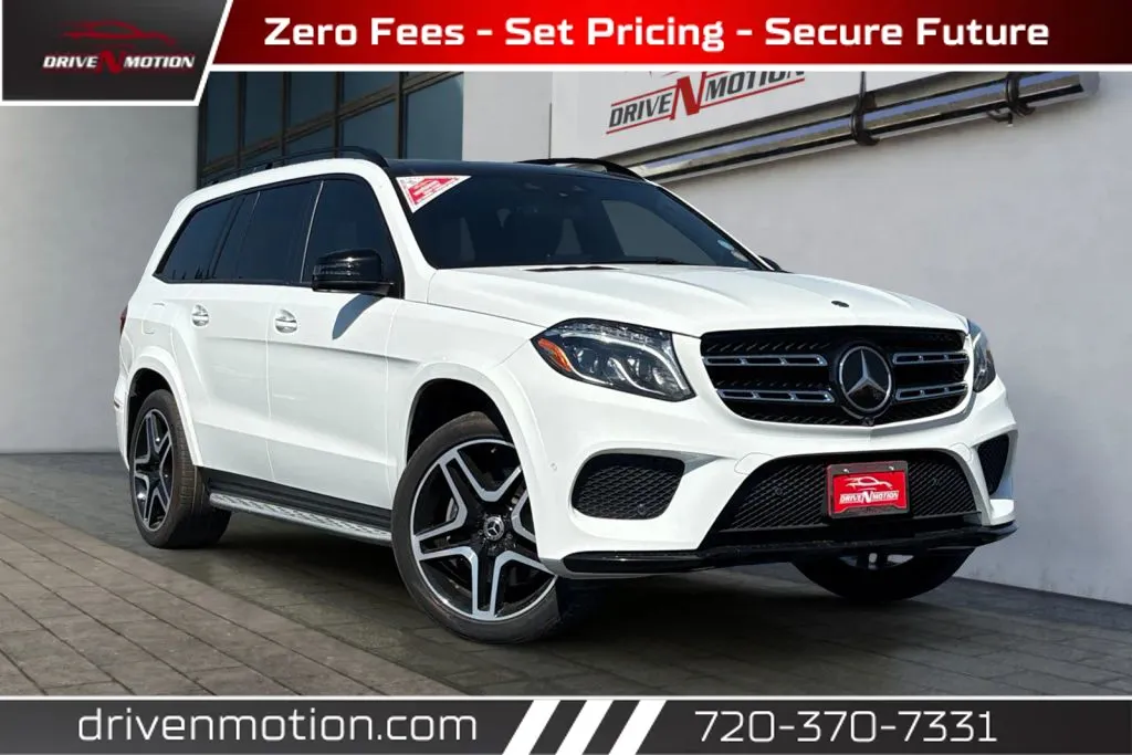 White 2019 Mercedes-Benz GLS 550 4MATIC Sport Utility 4D for sale in Thornton, CO
