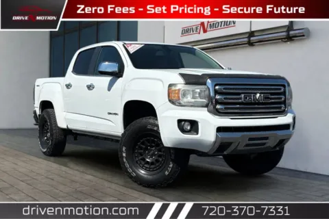 White 2016 GMC Canyon Crew Cab SLT Pickup 4D 5 ft for sale in Thornton, CO