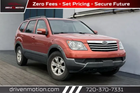 Orange 2009 Kia Borrego LX Sport Utility 4D for sale in Thornton, CO