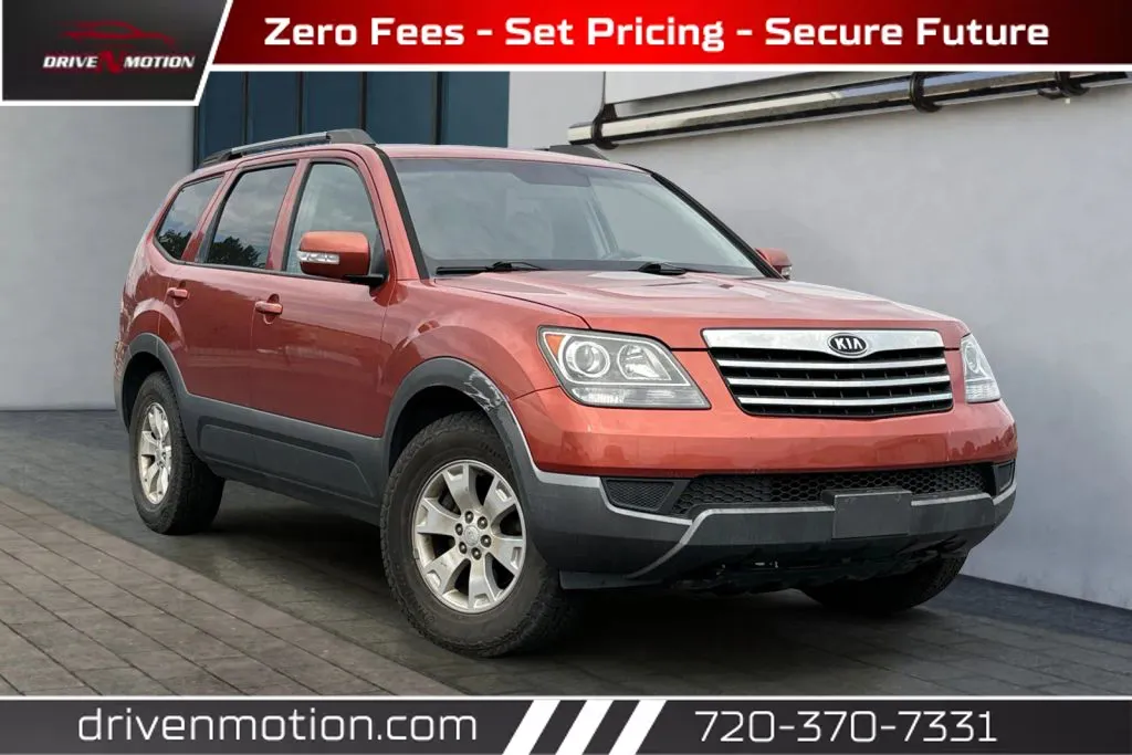 Orange 2009 Kia Borrego LX Sport Utility 4D for sale in Thornton, CO