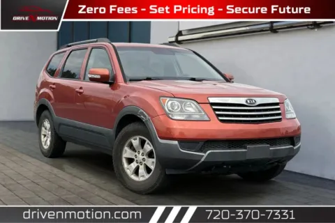 Orange 2009 Kia Borrego LX Sport Utility 4D for sale in Thornton, CO