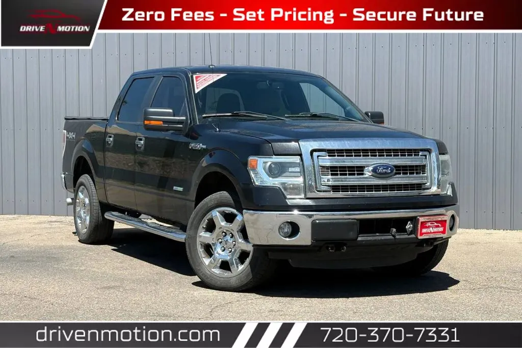 Black 2014 Ford F-150 SuperCrew Cab XLT Pickup 4D 5 1/2 ft for sale in Thornton, CO