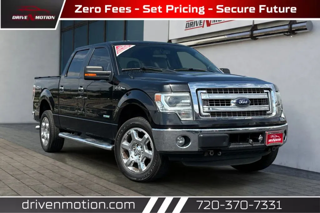 Black 2014 Ford F-150 SuperCrew Cab XLT Pickup 4D 5 1/2 ft for sale in Thornton, CO